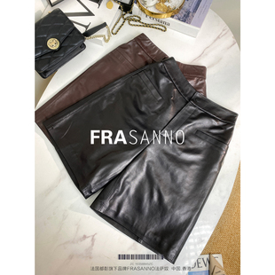 百搭年轻款 FRASANNO 女时尚 100%纯绵羊皮真皮皮裤 羊皮 女主独爱
