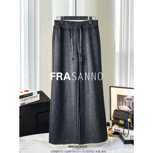 绵羊毛阔腿裤 女冬季 新款 FRASANO 百搭款 良心推荐 长裤 太好穿了