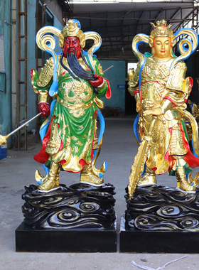 树脂玻璃钢韦陀伽篮菩萨寺庙摆件