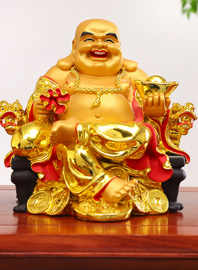 做工精致祝福家用龙椅弥勒佛