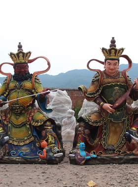 厂家直销树脂玻璃钢四大金刚摆件