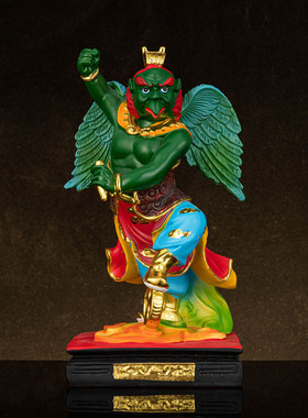 树脂彩绘风雨雷电家用摆件像