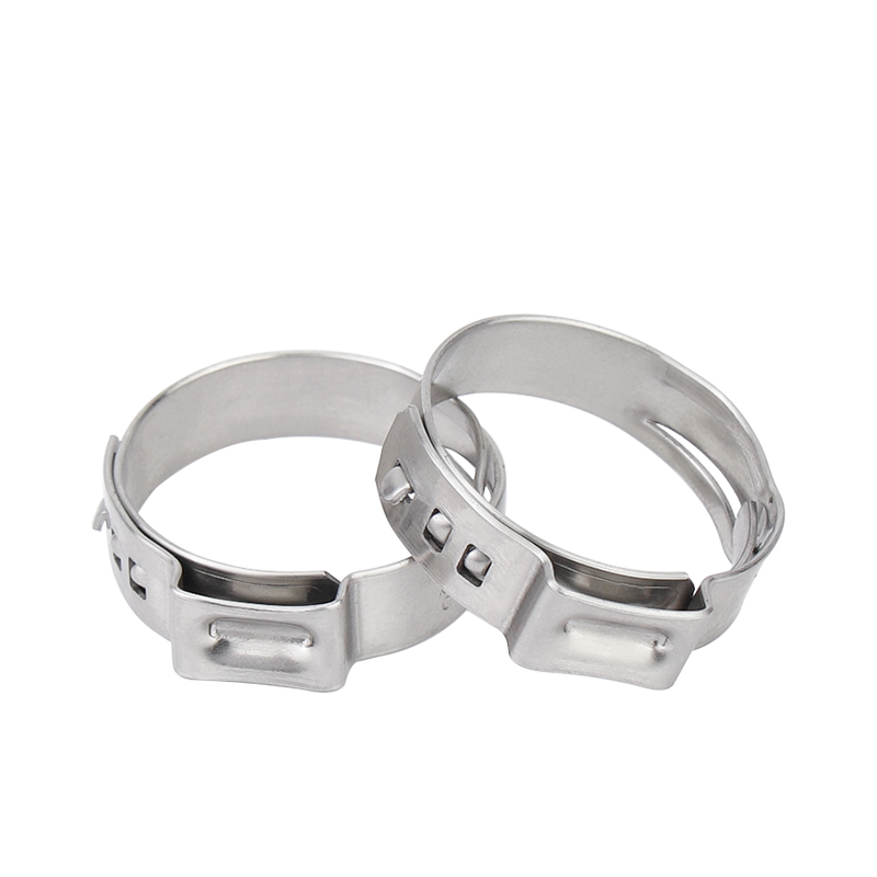 304单耳无极卡箍不锈钢强力喉箍抱箍管卡夹子水油管无耳紧固卡扣