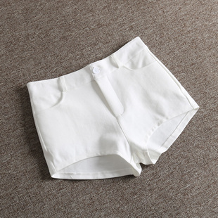 丰胯美臀 美式夏装复古修身臀垫性感低腰提臀休闲短裤女热裤