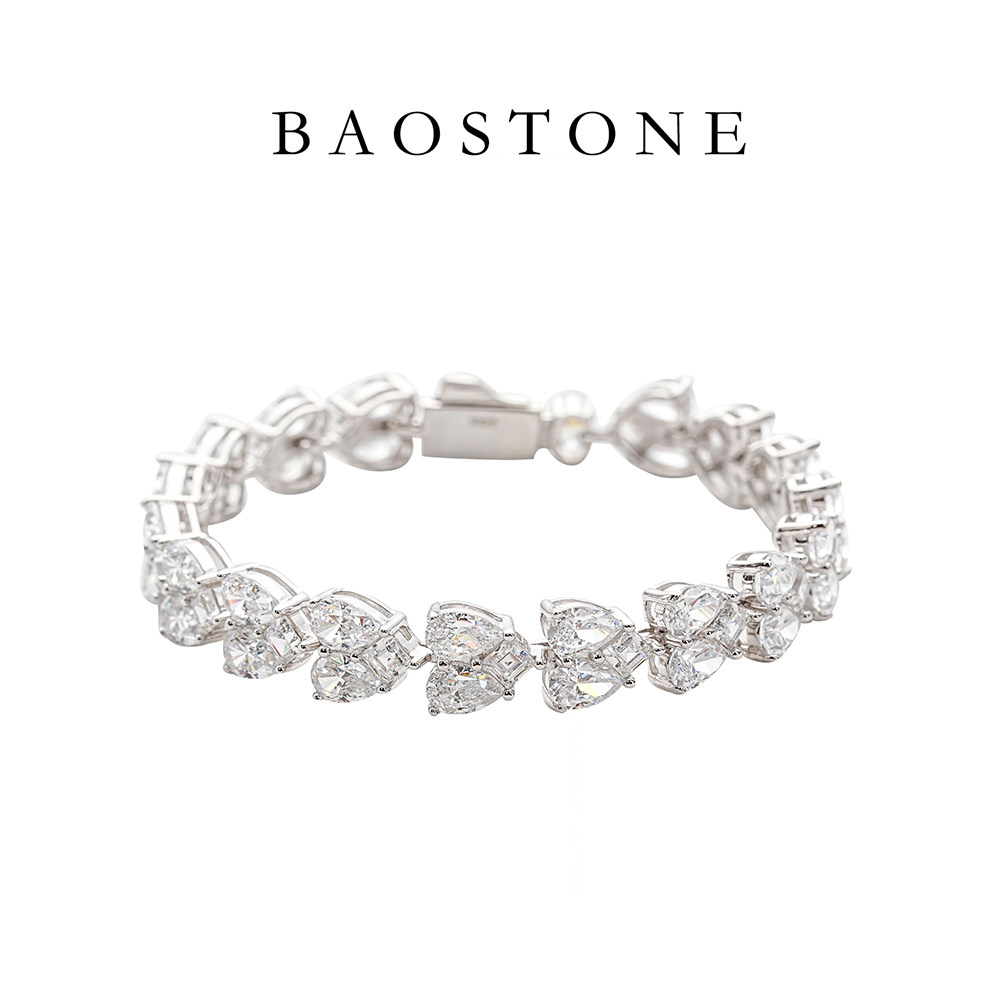 BAOSTONE宝斯顿爱心满钻手链礼物