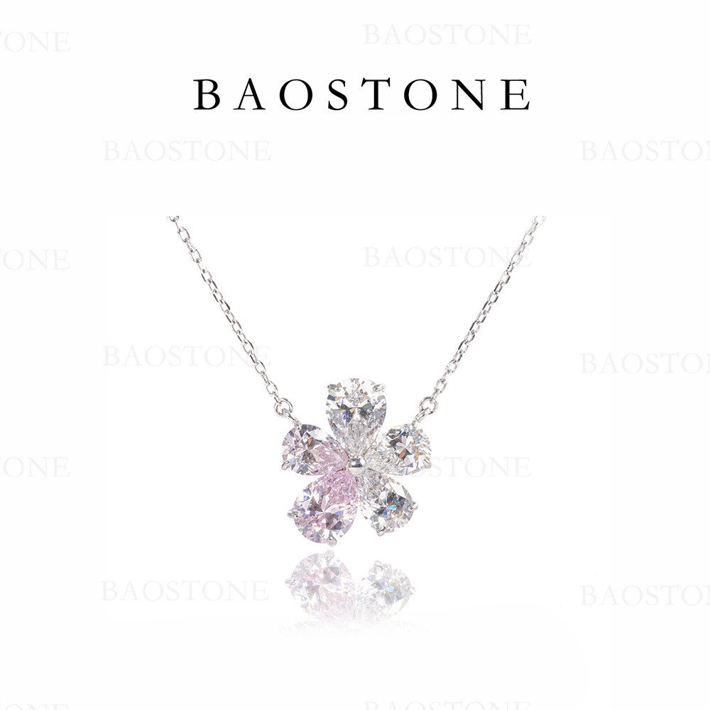 叶珂同款唯美高级感樱花项链女款