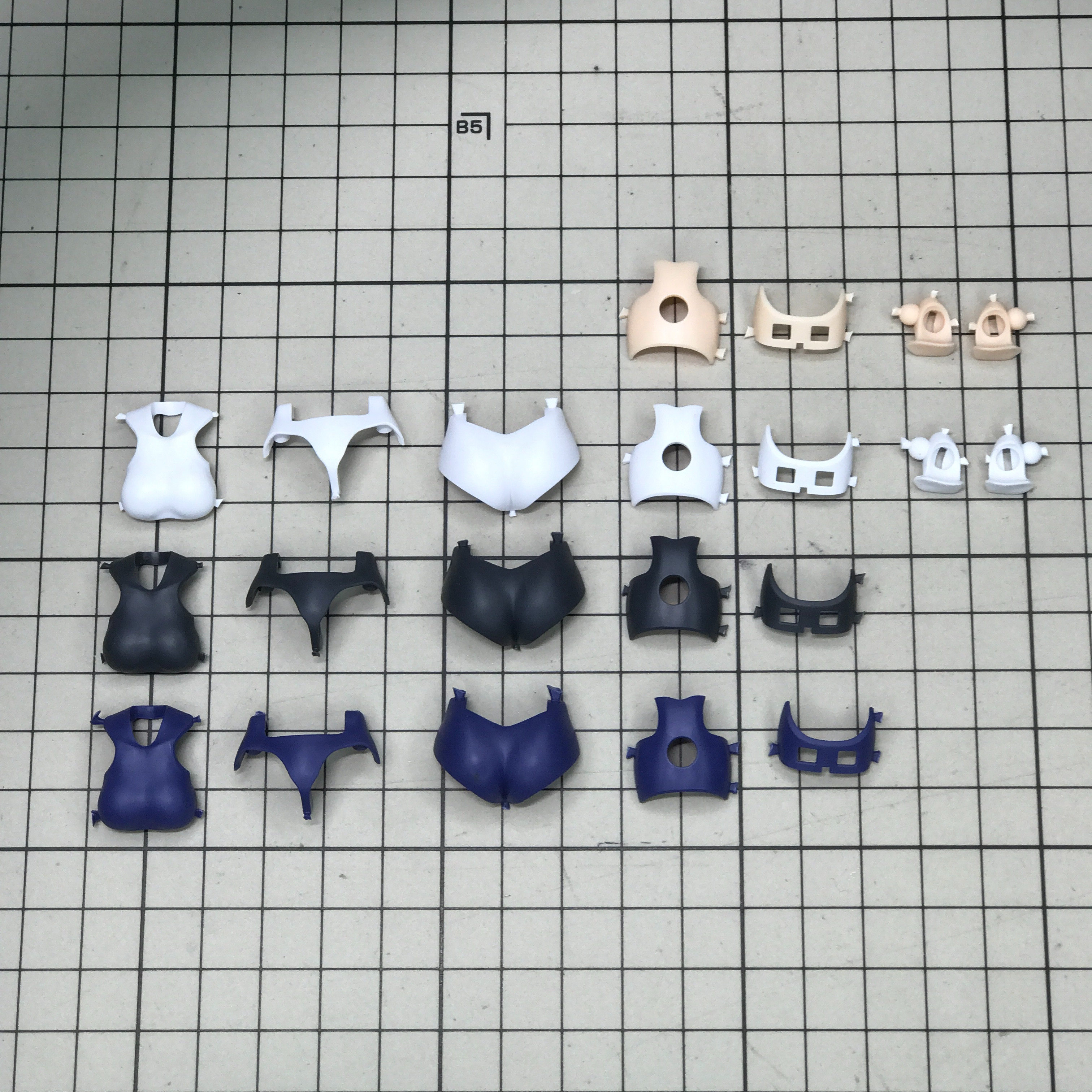 国创机甲BD机娘拼装零件补件图片