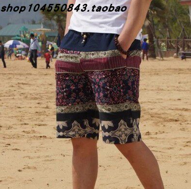 shorts for men mens shorts summer beach pants for men linen|ruв категории Мужская одежда, брюки - от Buy2taobao.com для оказания профессиональной услуги покупки агента Taobao