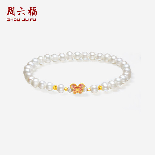 周六福黄金镶嵌5d硬金珐琅