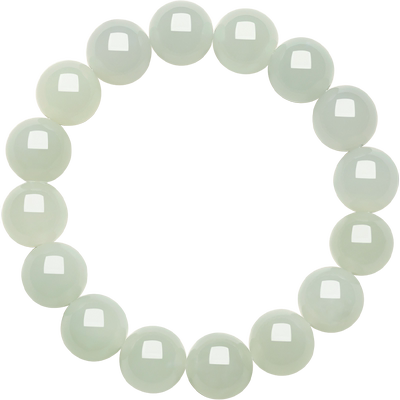 周六福玉石江上清风手串