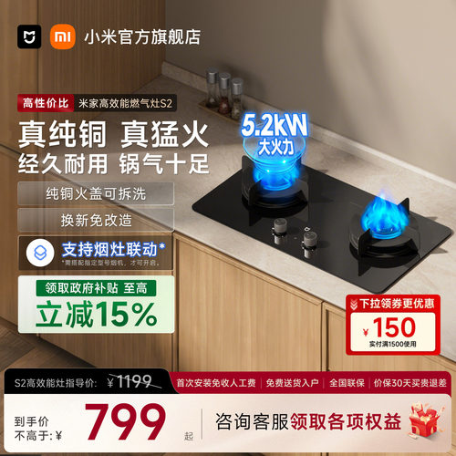 五年省下一套灶[燃气灶S2]