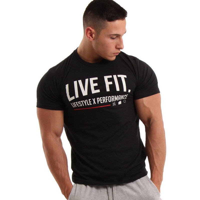 修身型男T恤肌肉兄弟新款夏透气棉健身运动修身休闲短袖紧身上衣|ruв категории Мужская одежда, футболка - от Buy2taobao.com для оказания профессиональной услуги покупки агента Taobao