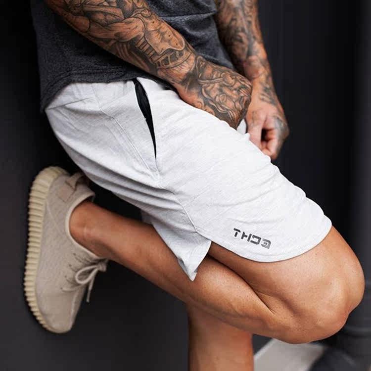 时尚肌肉兄弟运动短裤男跑步健身运动裤夏季宽松透气纯棉五分裤男|msdalam kategori Pakaian Lelaki, seluar santai - dari Buy2taobao.com untuk memberikan perkhidmatan ejen Taobao profesional membeli