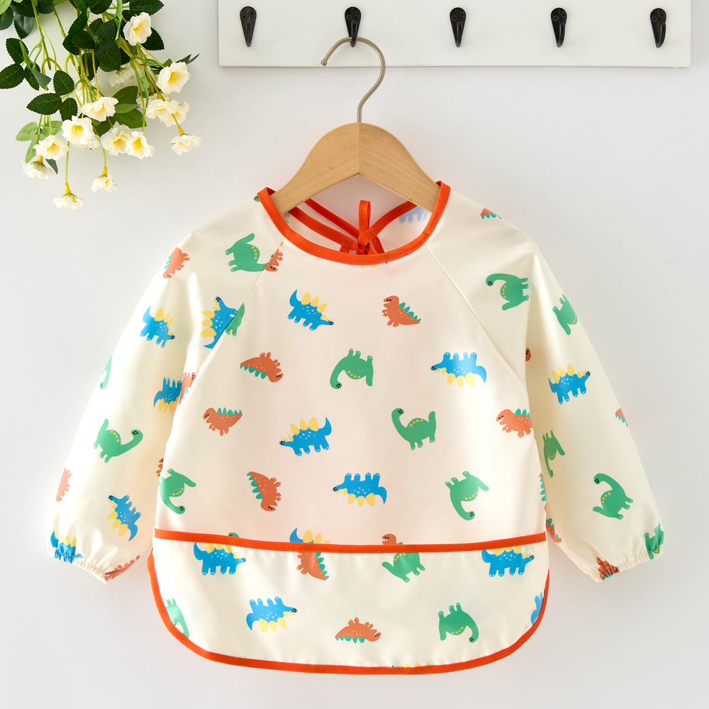 宝宝防水防油吃饭免洗罩衣