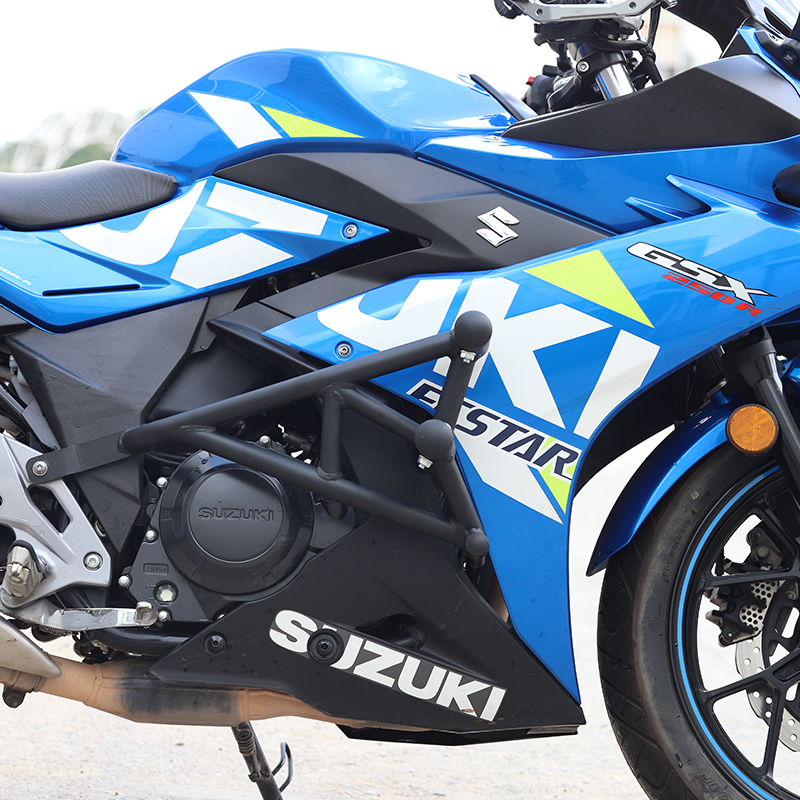 适用于铃木gsx250防摔杠gsx250r护杠摩托车保险杠改装竞技杠配件