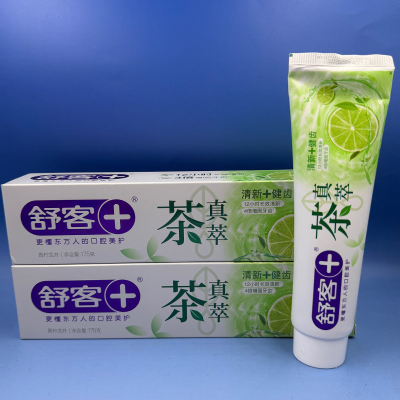 舒客精油牙膏劲爽提神