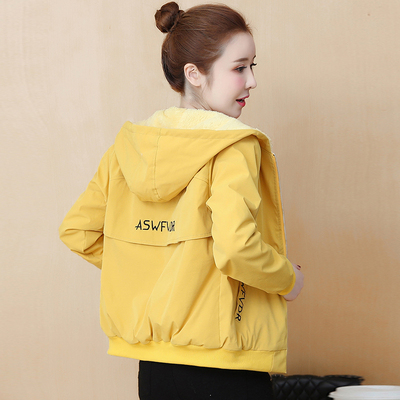 2022短款上衣韩版连帽百搭