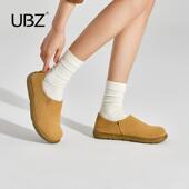 防水全包勃肯鞋 女2026年春季 新款 UBZ 百搭复古一脚蹬休闲博肯单鞋