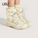 加绒抗寒保暖滑雪棉鞋 UBZ 防水户外防滑哈尔滨雪地靴女2026冬新款