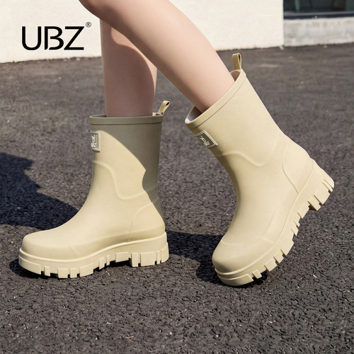 UBZ防水厚底雨鞋女夏季