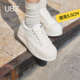 厚底小白鞋 女春季 2026新款 UBZ 增高软底轻便休闲舒适百搭运动板鞋