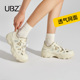 厚底老爹鞋 女2026年春季 新款 UBZ 网面透气轻便休闲运动登山小白鞋
