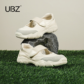 厚底玛丽珍鞋 女2026新款 春百搭魔术贴运动轻便休闲时尚 UBZ 小白鞋