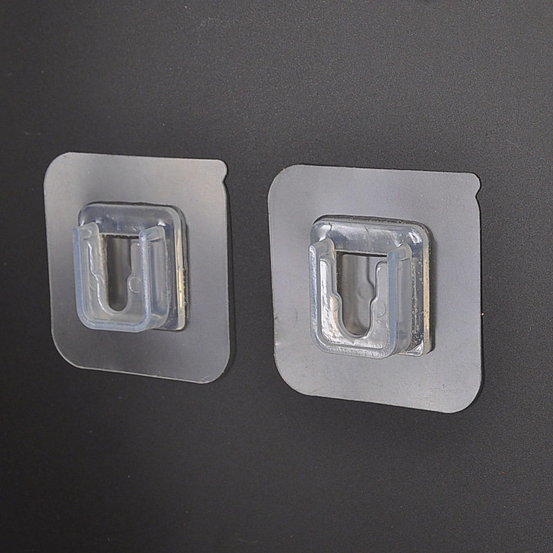 无痕贴片置物架粘钩配件强力粘胶免钉电源线挂钩可挂式挂钩贴片