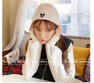 韩国羊毛线帽冷帽子针织帽RAPPER男女可亲子潮范时尚秋冬新款炸街
