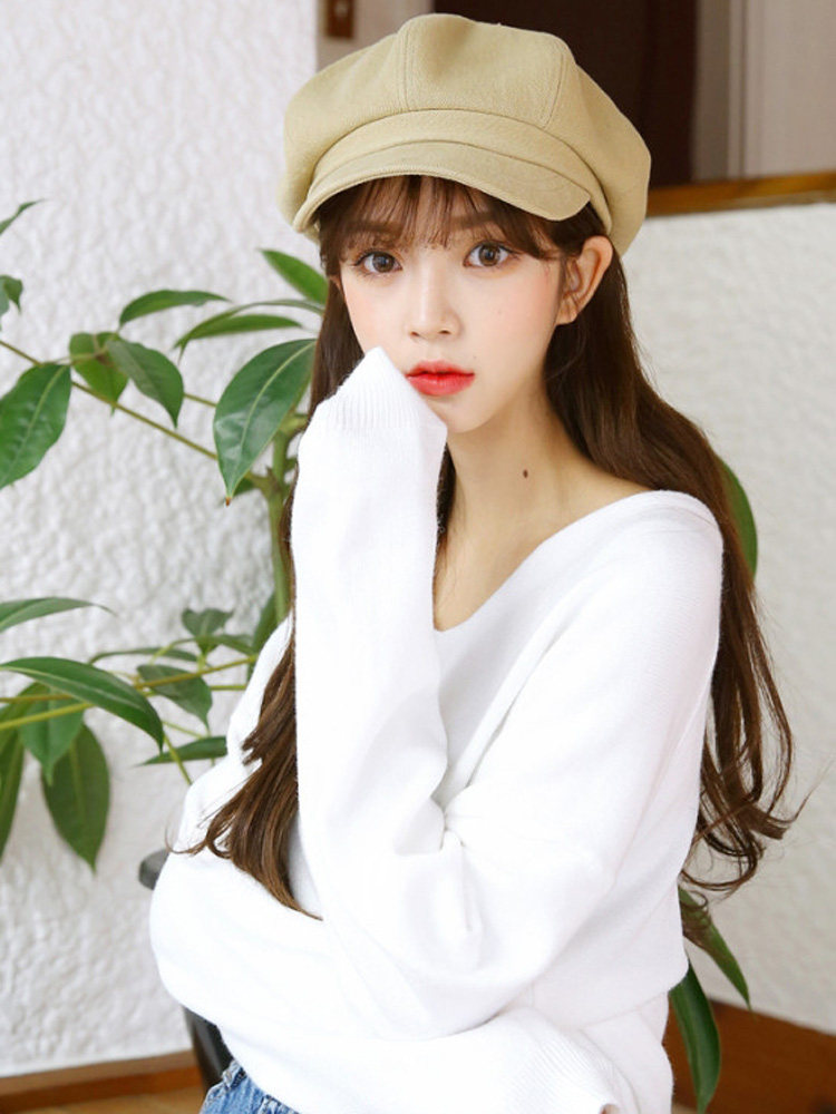 韩国东大门代购八角帽新男女春夏