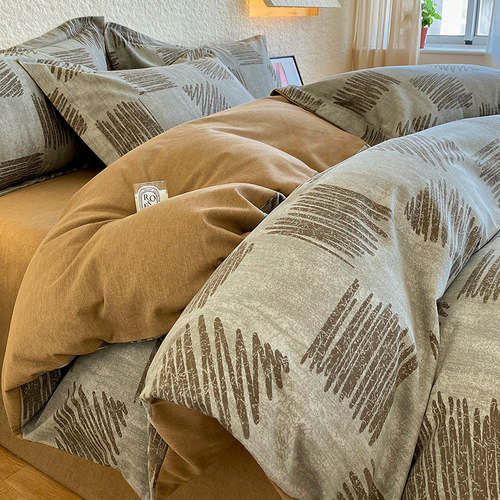 加厚磨毛四件套2026新款