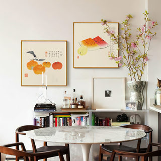 上品印画 丁辅之水果12幅 新中式客厅餐厅装饰画墙壁画挂画墙画