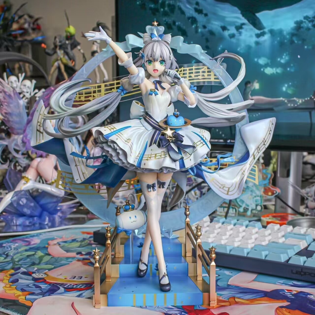 初音手办雪公主长发玩偶女生摆件模型盲盒雕像公仔福袋二次元礼物
