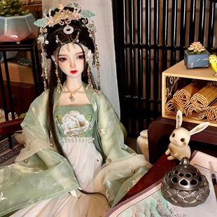 国风汉服巴比娃娃关节可动可换装中国风古装豪华套装玩偶盲盒礼物