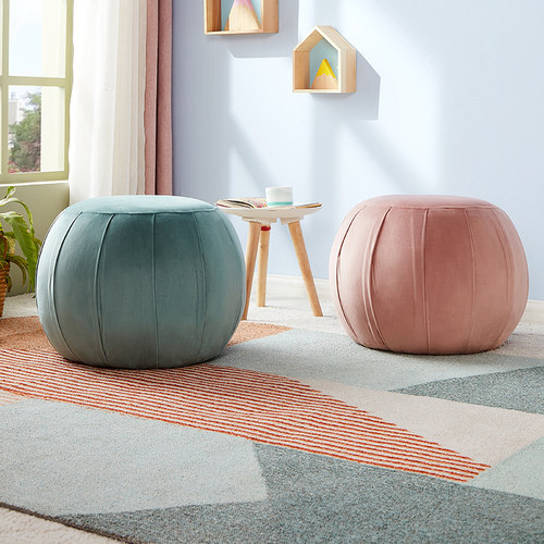 政府补贴全友家居家用南瓜凳阳台矮凳DX101027ABKS