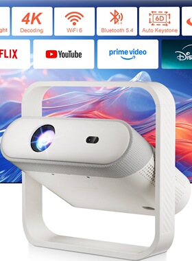 Mini Portable Smart Home 1280x1080P HD Projector便携4K投影机