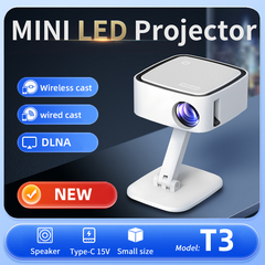 Mini Projector Portable Home Theater HDMI Wifi Smart投影仪T3