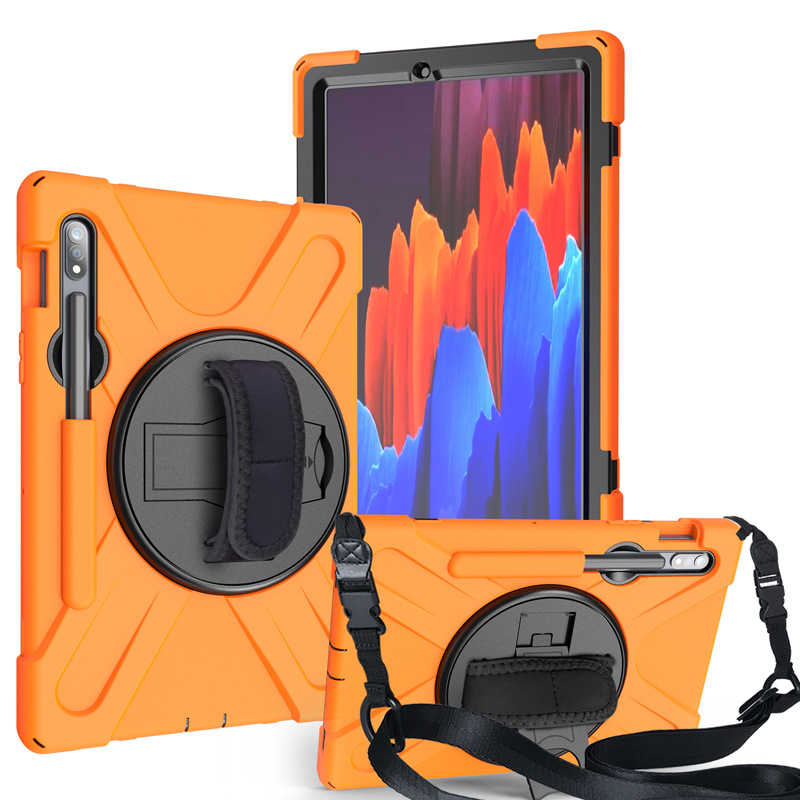 适用于三星Samsung Tab S7 Case back cover T870/T875肩带保护壳