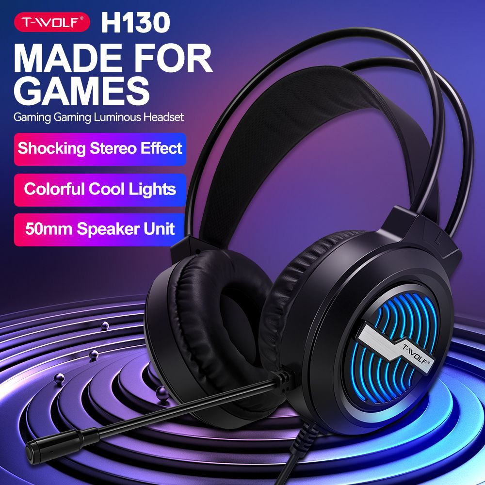 Gaming Headphones Wired Gamer Headset Stereo Earphones耳机 影音电器 游戏电竞头戴耳机 原图主图