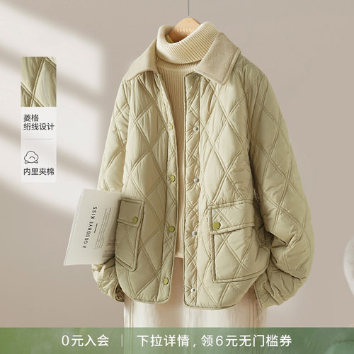 IHIMI/海谧保暖拼接简约棉服外套