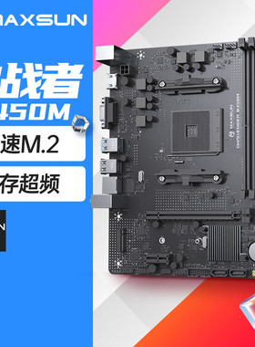 铭瑄 MS-挑战者B450M主板支持5500/5600G/5700XAMDB450/SocketAM4