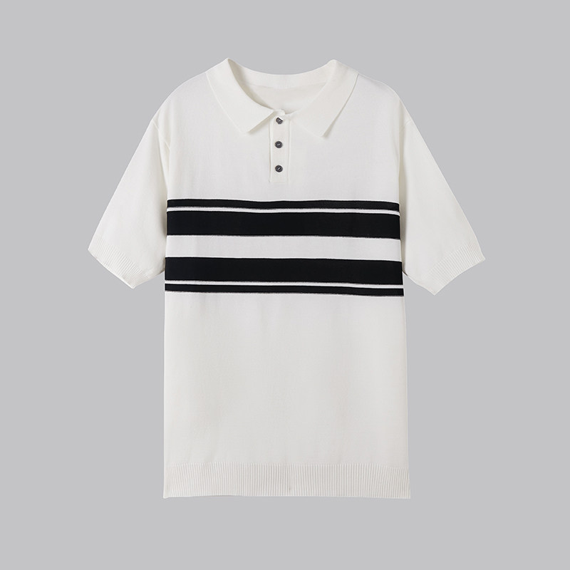 夏季男士polo衫短袖翻领宽松半袖潮流休闲R07/p50图片