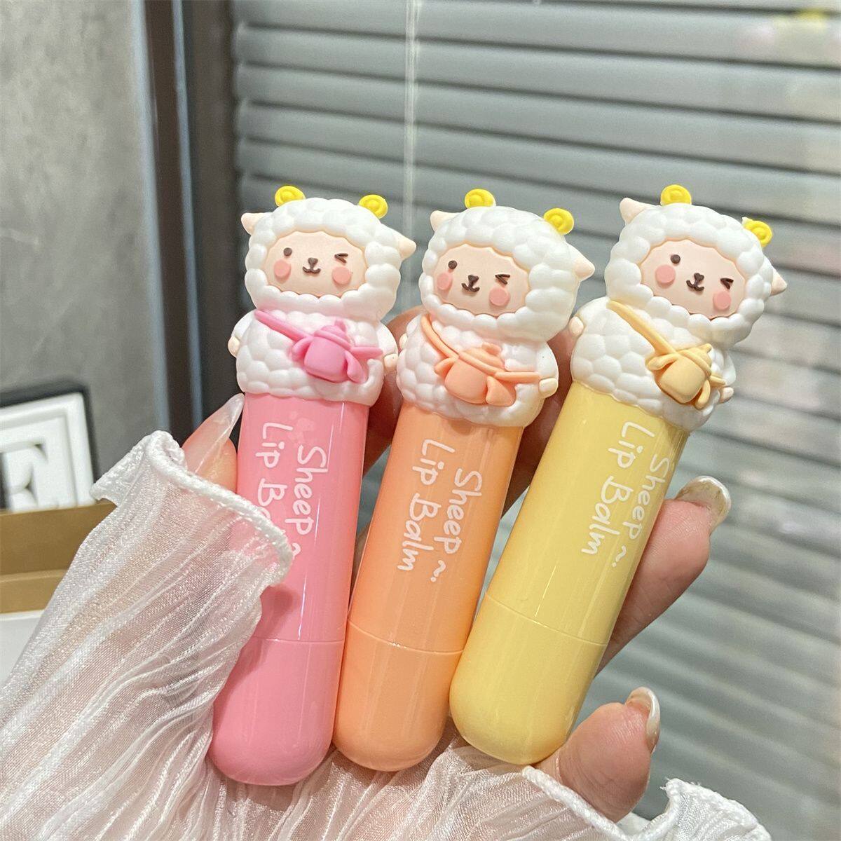 水果味可爱唇膏无色滋润补水保湿防裂男女学生党小孩子儿童润唇膏