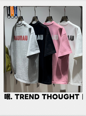 呡. TREND THOUGHT丨 短袖T