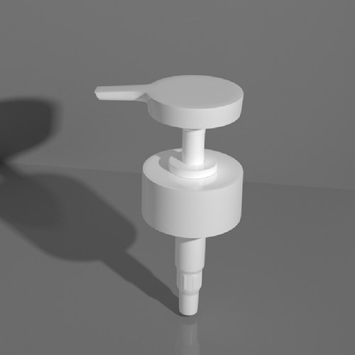 三维 泵头洗发水泵头沐浴露泵头建模定制几乎瓶子圆形泵头506
