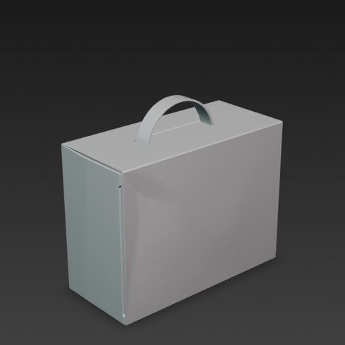 礼盒纸盒三维模型建模定制纸盒礼品盒子方盒子模型542