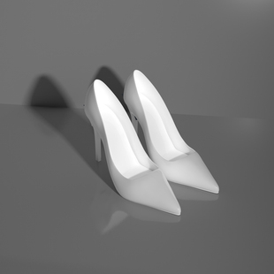 C4D模型高跟鞋模型鞋子模型女性鞋子三维模型定制OBJ模型351