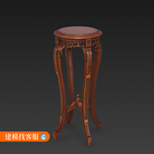 茶几模型茶几架子模型建模三维模型3D模型建模木茶几878A