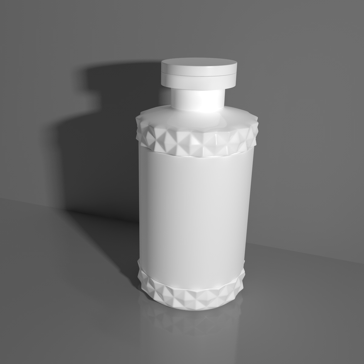 C4D模型定制三维模型OBJ模型瓶子洗发水菱形瓶子217