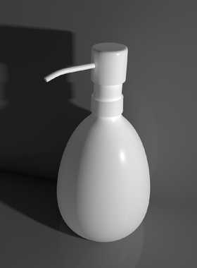 C4D三维模型定制建模洗发水沐浴露瓶子模型284
